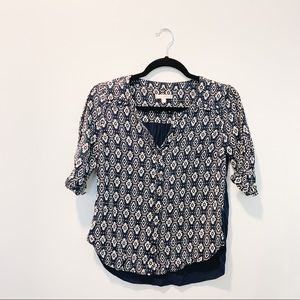 Skies Are Blue Button Up Top